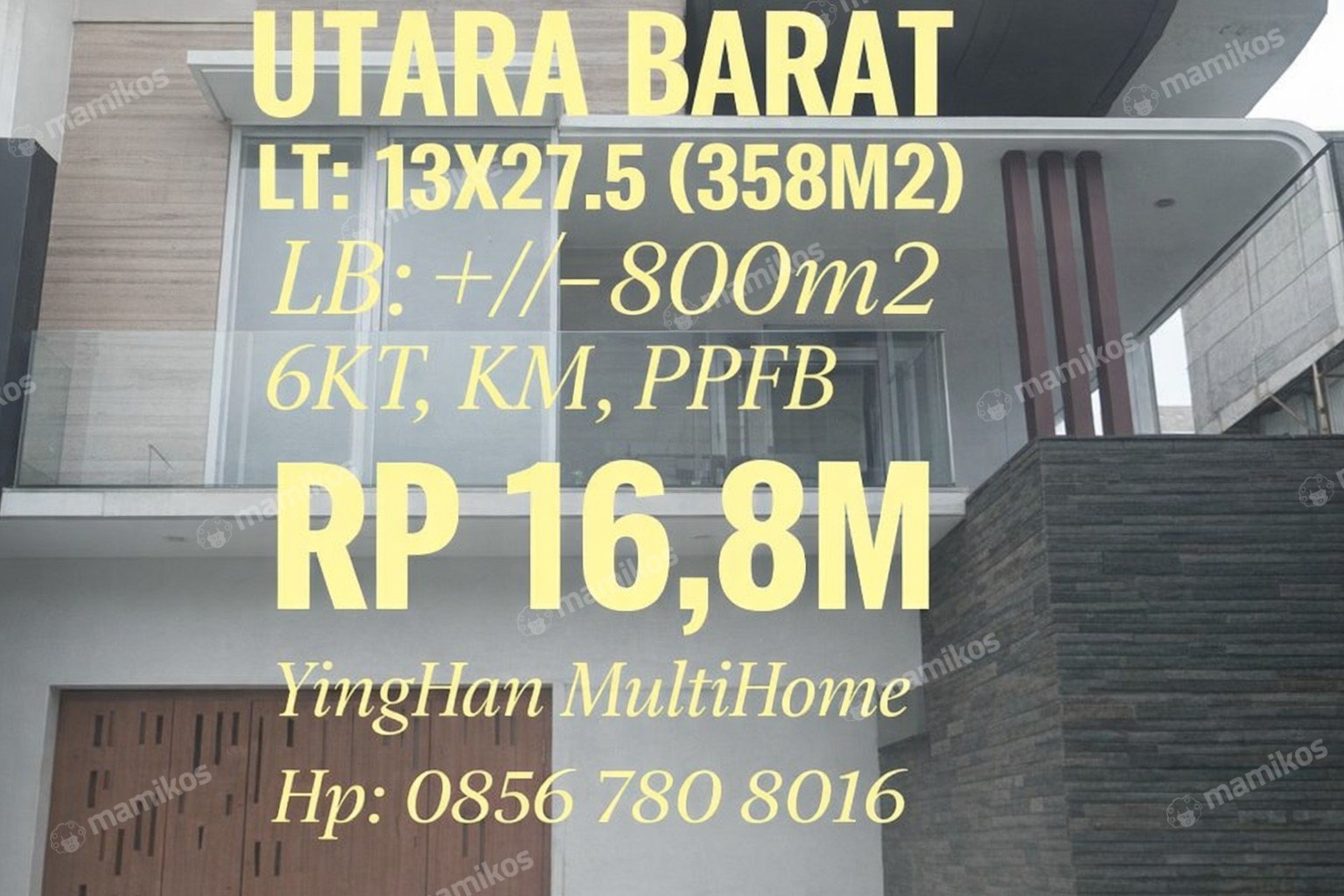 Rumah Baru 5 Kamar Tidur 3 Kamar Mandi Pantai Indah Kapuk Jakarta Utara
