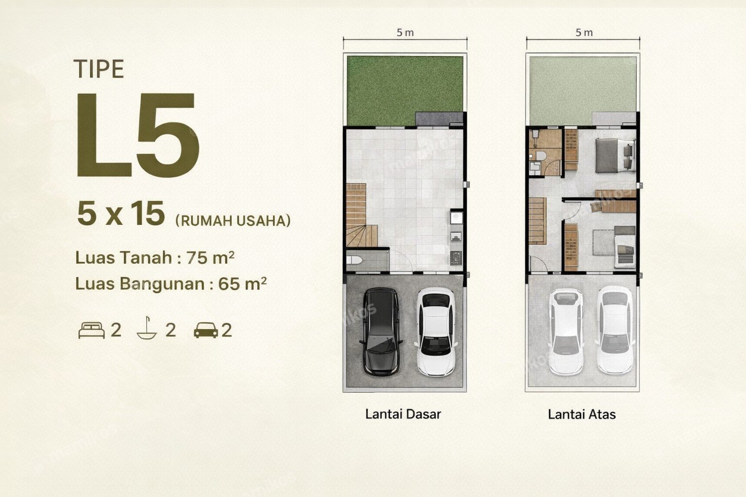 Rumah Sertifikat SHM 2 Kamar Tidur 2 Kamar Mandi Metland Menteng Jakarta Timur - Photo 5