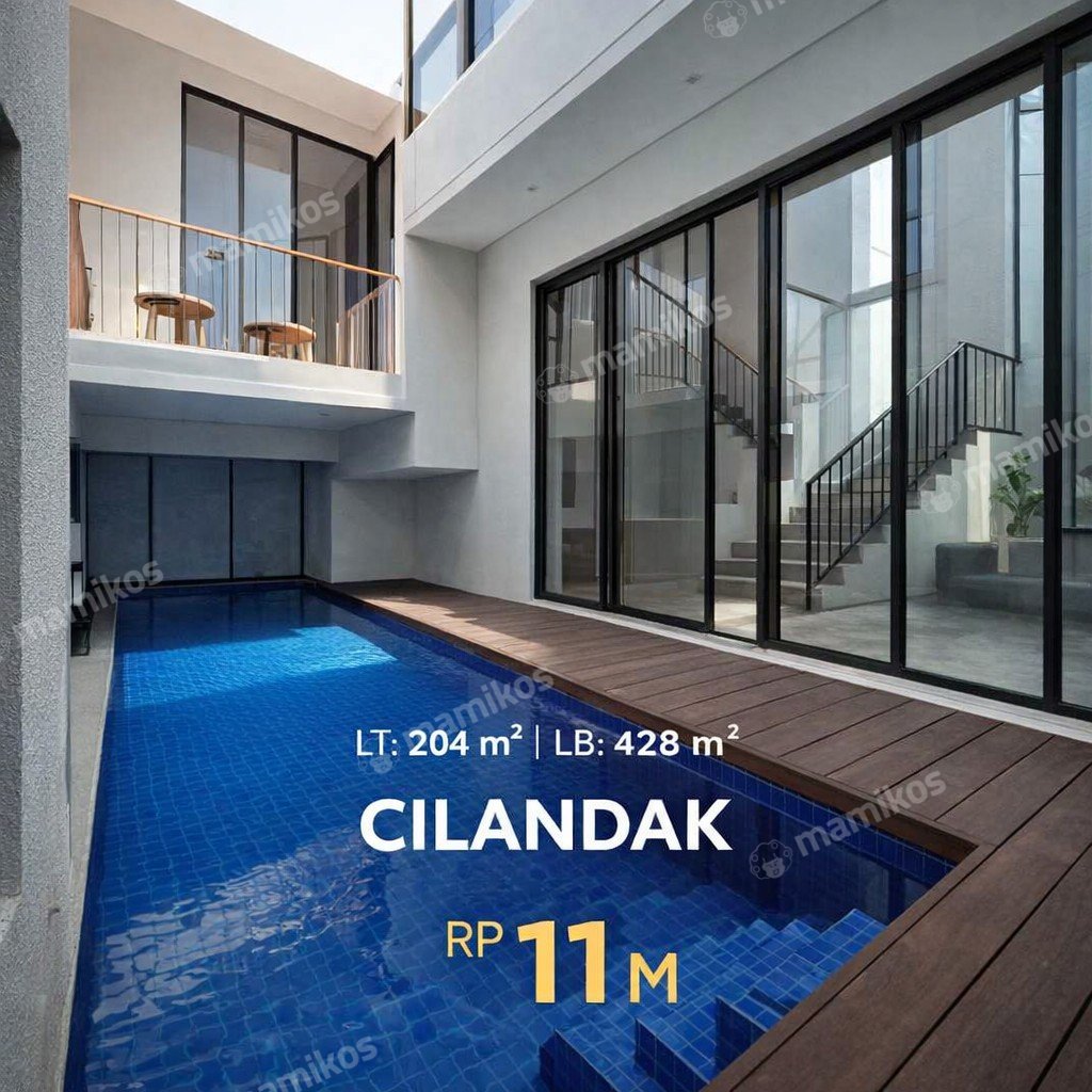 Rumah Sertifikat SHM 4 Kamar Tidur 3 Kamar Mandi Wijaya Jakarta Selatan - Photo 2