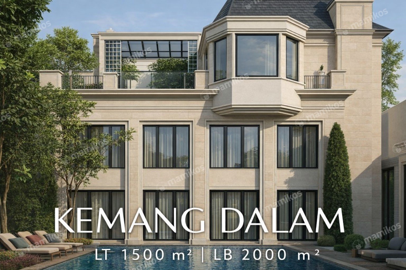 Rumah 5 Kamar Tidur 5 Kamar Mandi 3 Lantai Kemang Jakarta Selatan