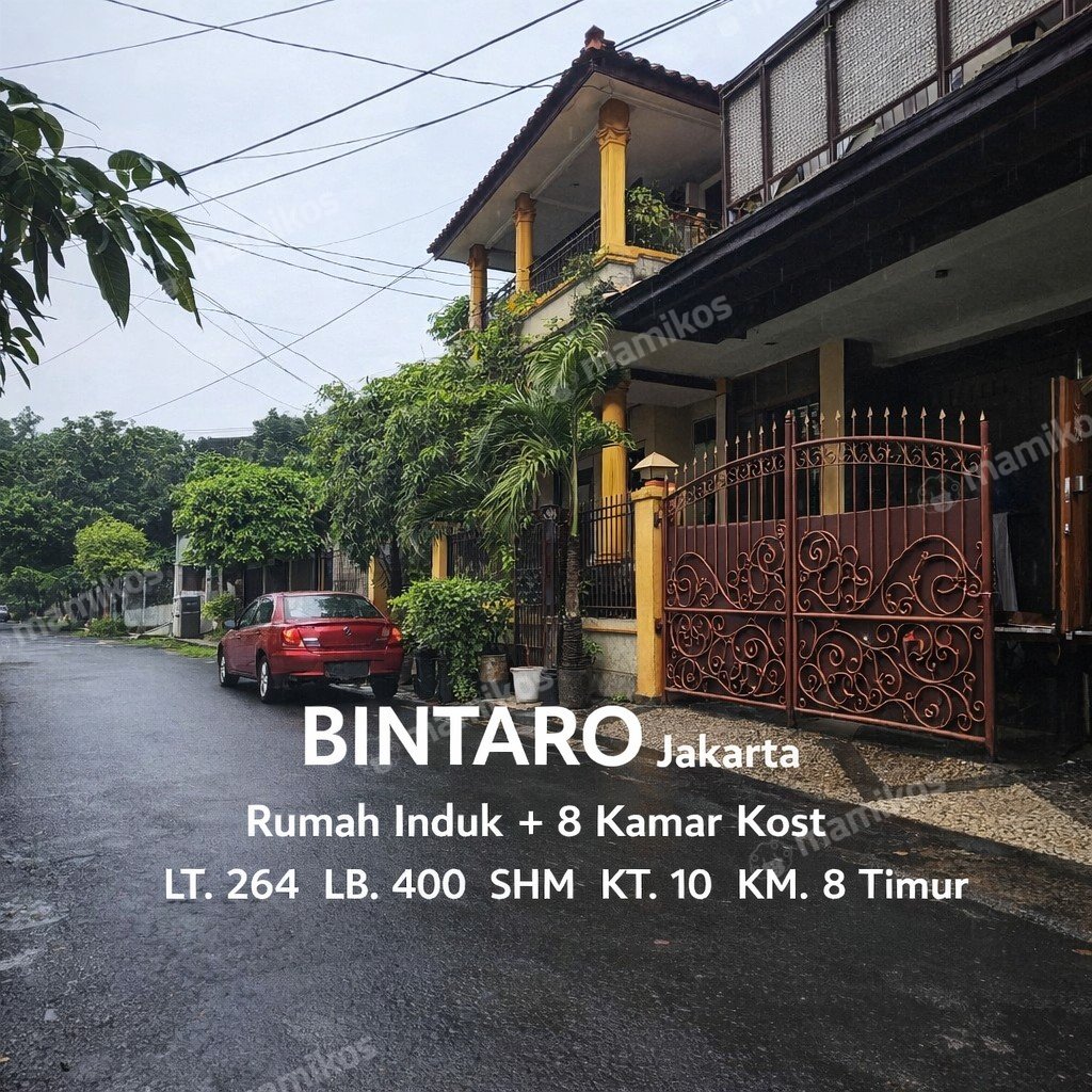 Rumah Sertifikat SHM 10 Kamar Tidur 8 Kamar Mandi Pesanggrahan Jakarta Selatan