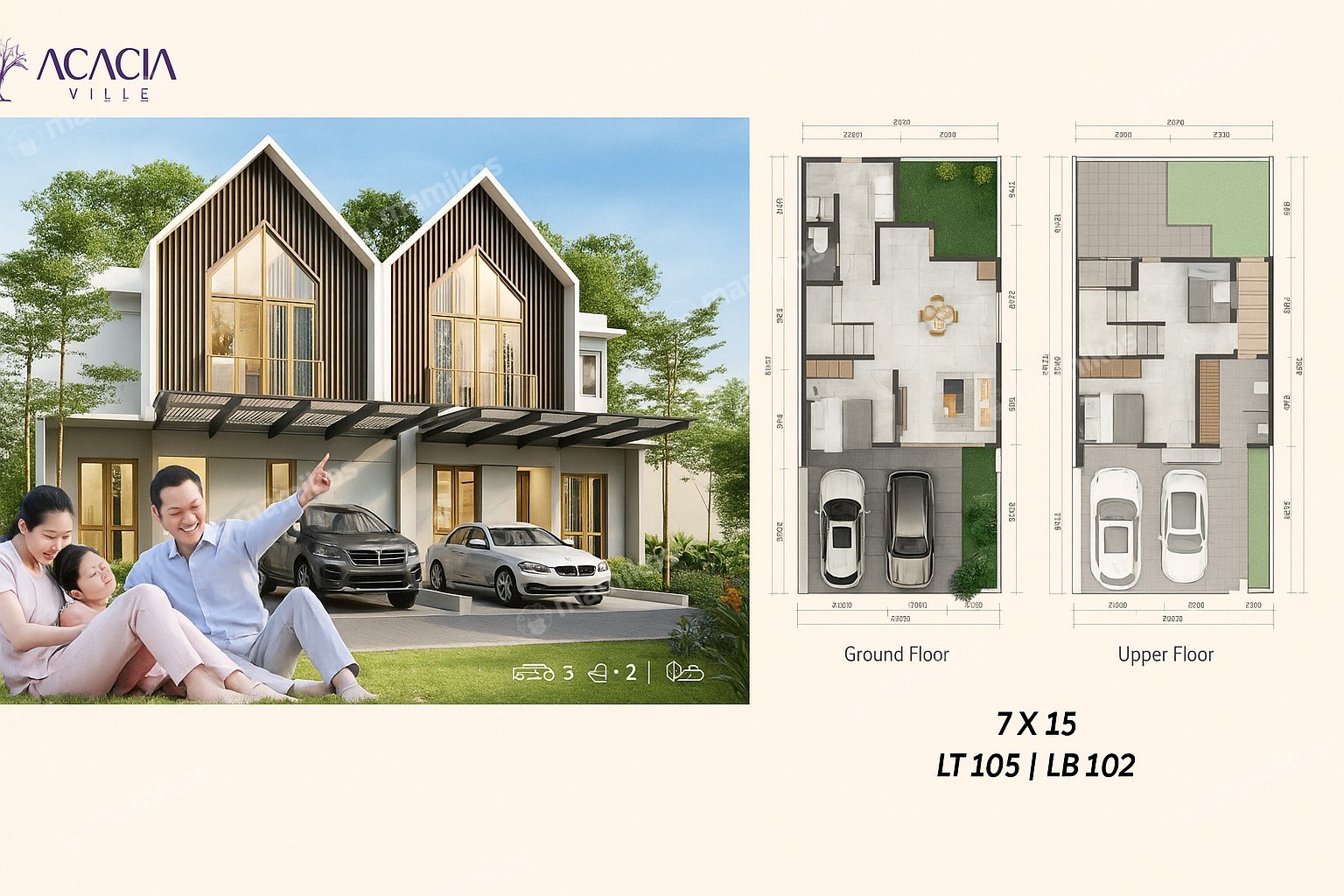 Rumah Sertifikat SHM 4 Kamar Tidur 3 Kamar Mandi Kalideres Jakarta Barat