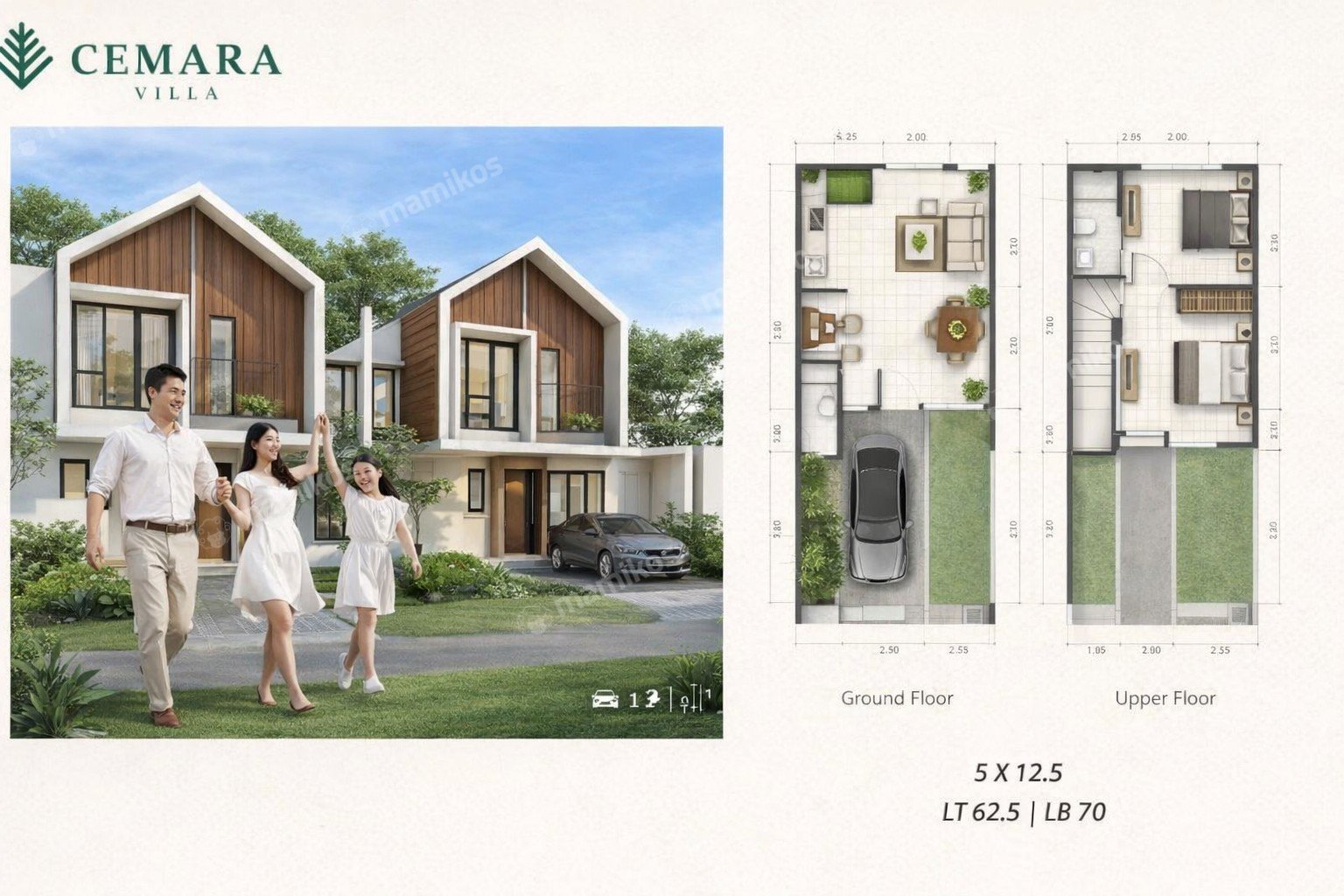 Rumah Sertifikat SHM 4 Kamar Tidur 3 Kamar Mandi Kalideres Jakarta Barat - Photo 2