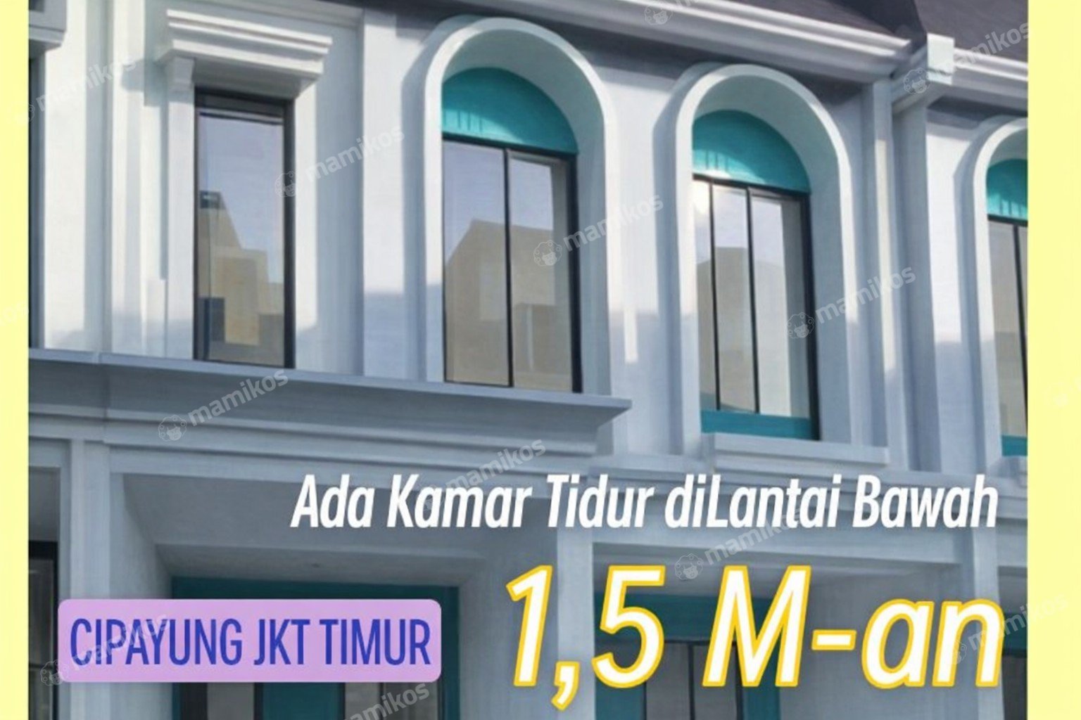Rumah Sertifikat SHM 3 Kamar Tidur 3 Kamar Mandi Cipayung Jakarta Timur