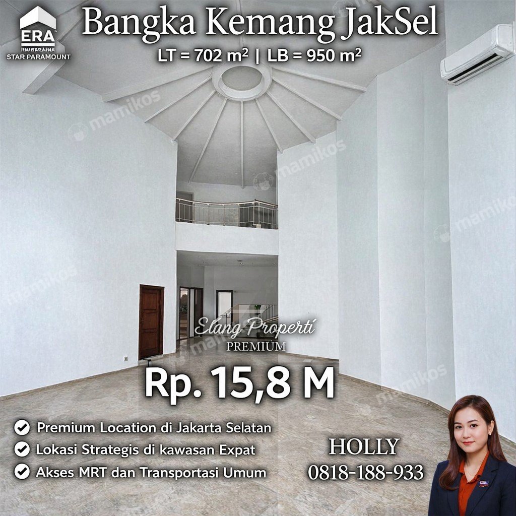 Rumah Sertifikat SHM 4 Kamar Tidur 4 Kamar Mandi Bangka Jakarta Selatan - Photo 2