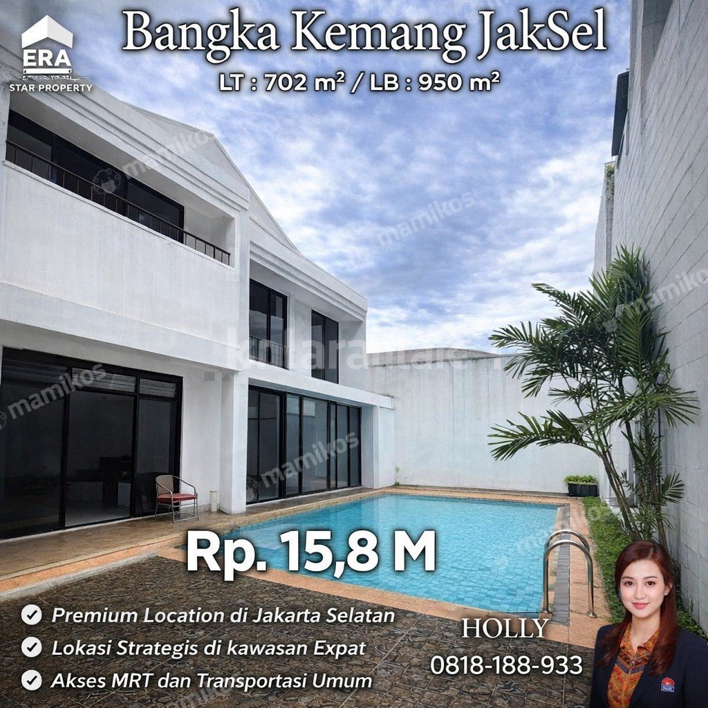 Rumah Sertifikat SHM 4 Kamar Tidur 4 Kamar Mandi Bangka Jakarta Selatan - Photo 4