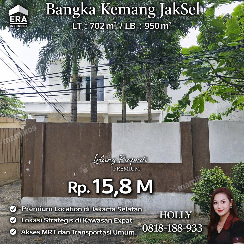 Rumah Sertifikat SHM 4 Kamar Tidur 4 Kamar Mandi Bangka Jakarta Selatan - Photo 5