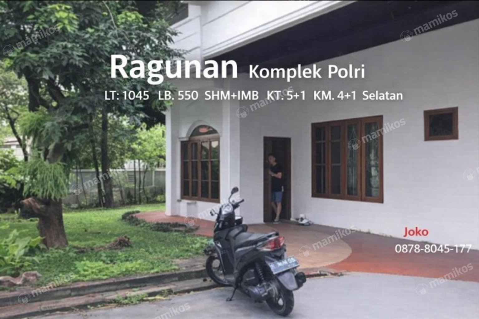 Rumah 5 Kamar Tidur 4 Kamar Mandi 2 Lantai Ragunan Jakarta Selatan