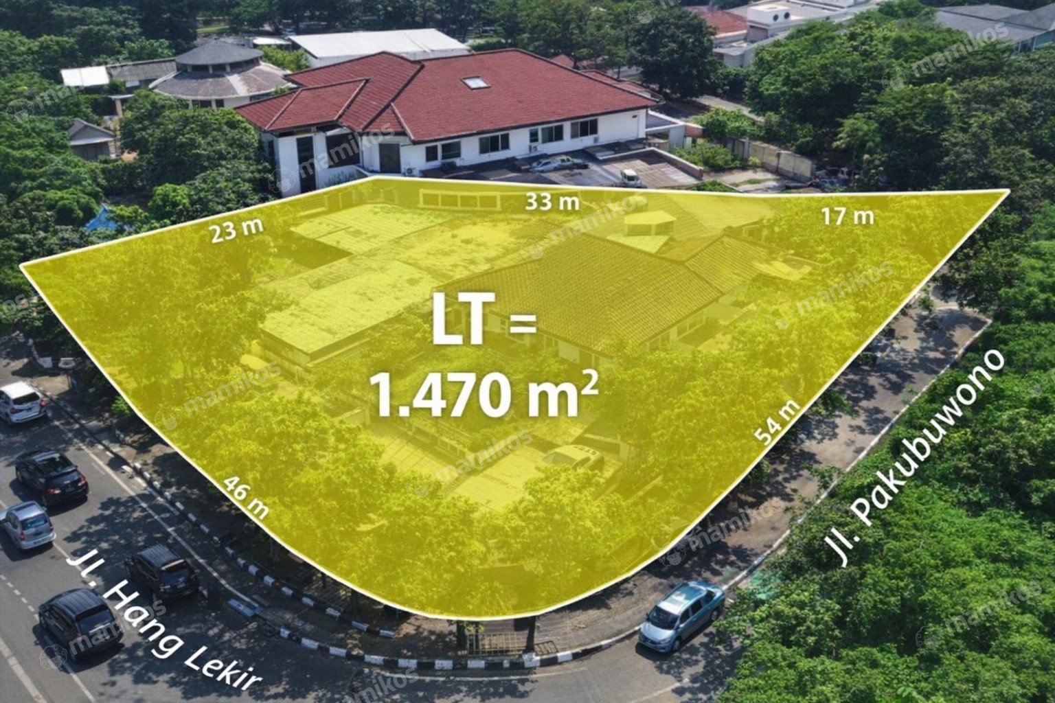 Rumah Sertifikat SHM 8 Kamar Tidur 7 Kamar Mandi Pakubuwono Jakarta Selatan