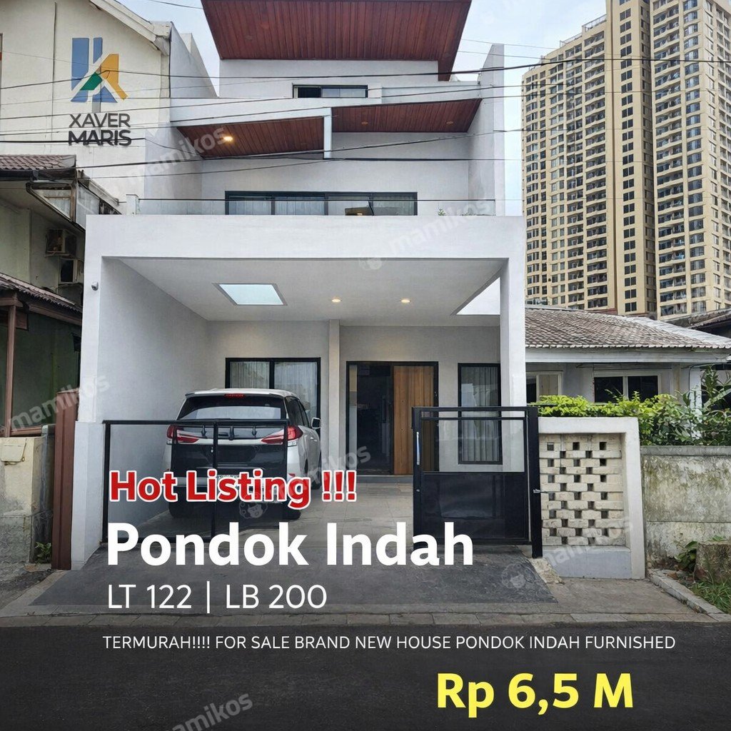 Rumah Sertifikat SHM 4 Kamar Tidur 3 Kamar Mandi Pondok Indah Jakarta Selatan - Photo 2