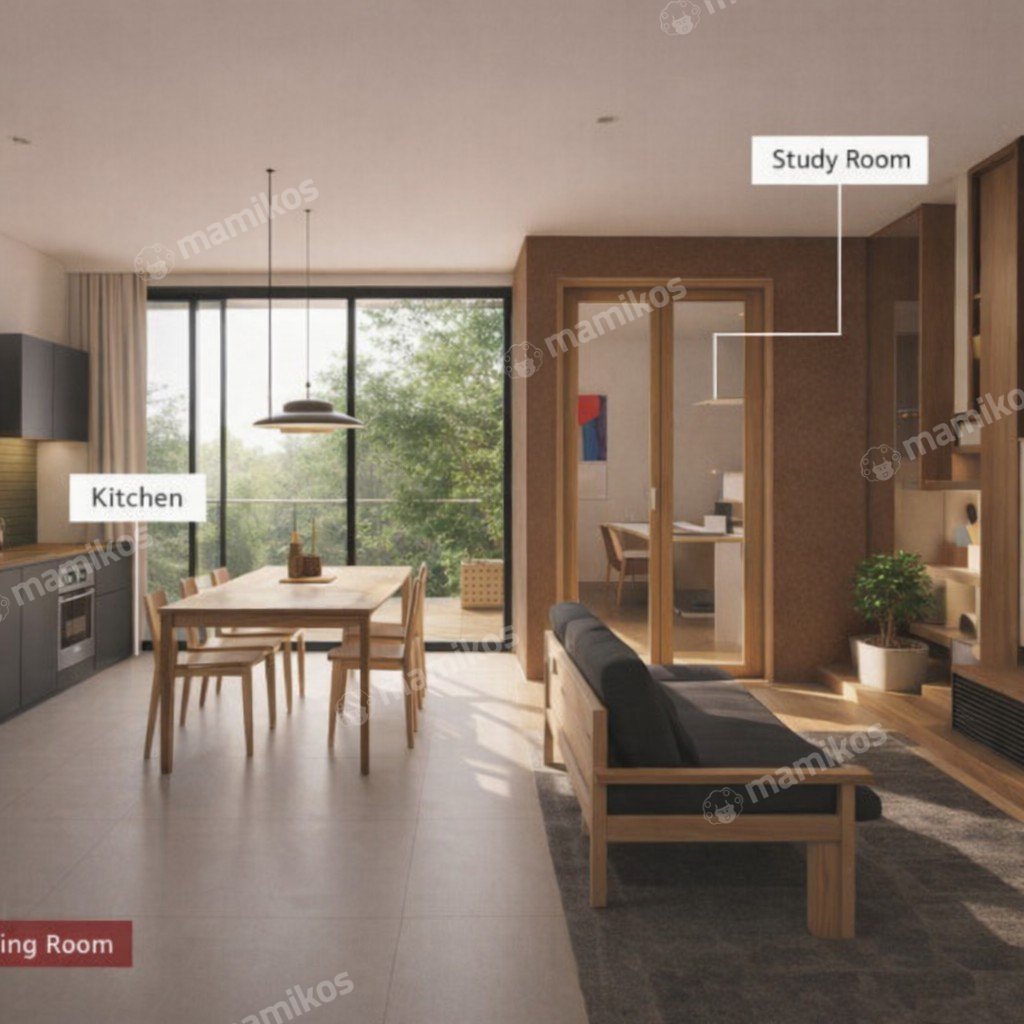 Rumah 4 Kamar Tidur 4 Kamar Mandi 3 Lantai Lebak Bulus Jakarta Selatan - Photo 5