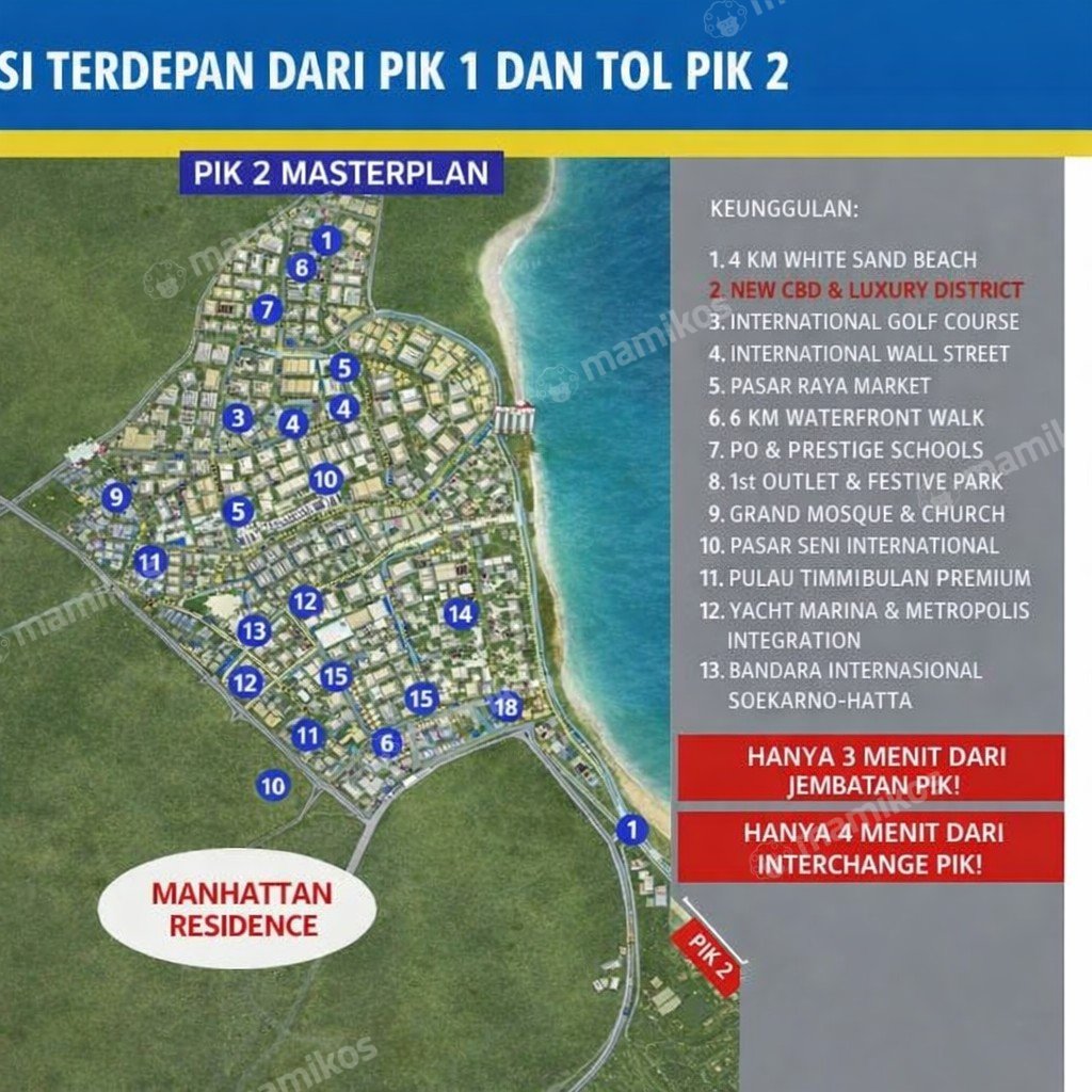 Rumah Baru 4 Kamar Tidur 5 Kamar Mandi Pantai Indah Kapuk Jakarta Utara - Photo 4