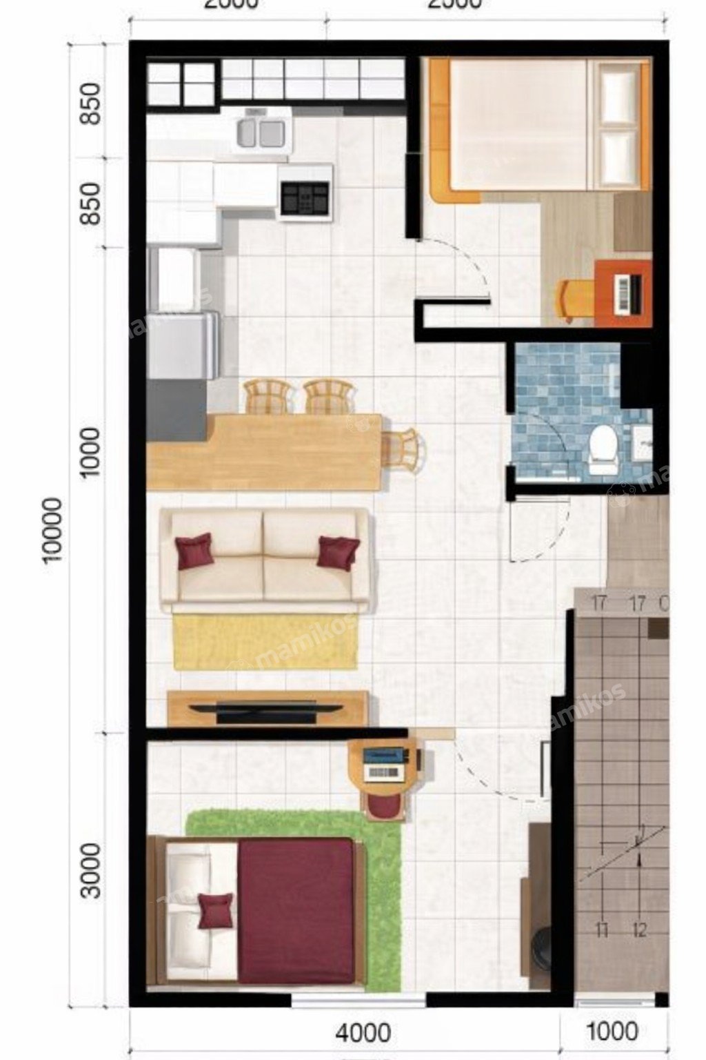 Rumah Baru 2 Kamar Tidur 1 Kamar Mandi Semanan Jakarta Barat - Photo 3
