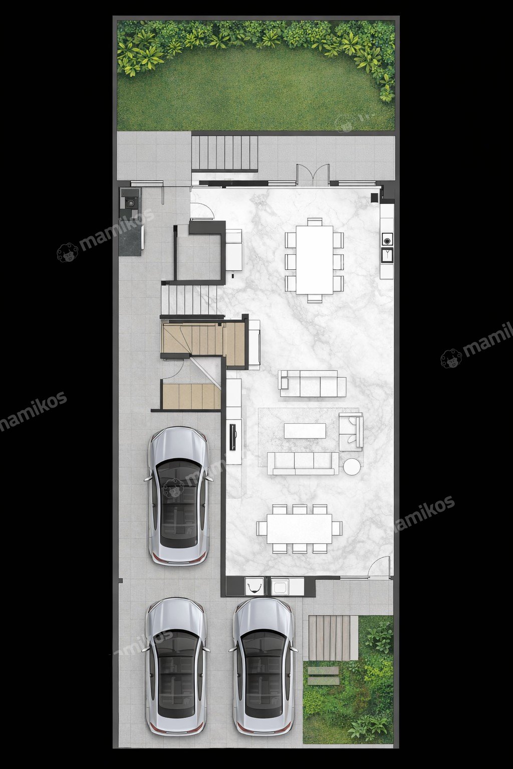 Rumah 3 Kamar Tidur 3 Kamar Mandi 2 Lantai Pantai Indah Kapuk Jakarta Utara - Photo 4