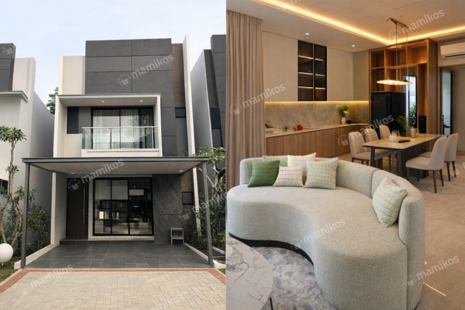 Rumah 5 Kamar Tidur 4 Kamar Mandi 2 Lantai Citra Grand Jakarta Timur