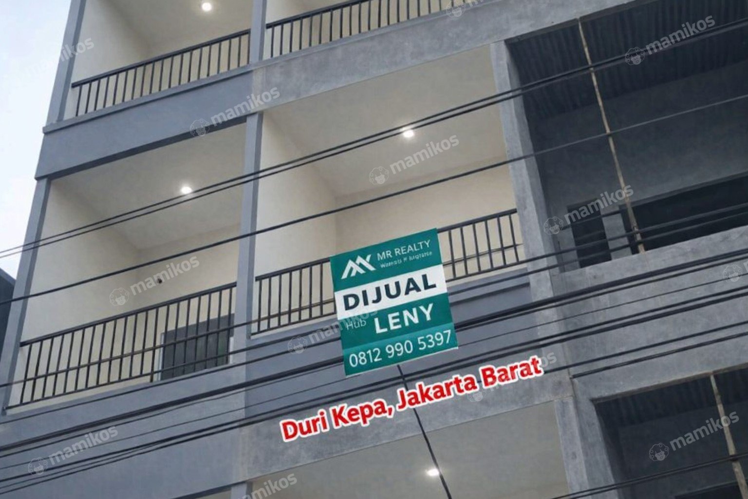 Rumah Sertifikat SHM 3 Kamar Mandi 3 Lantai Duri Kepa Jakarta Barat