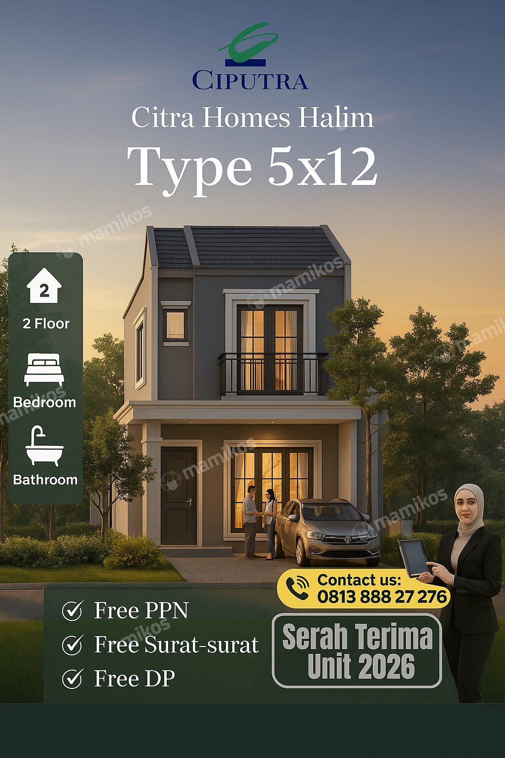 Rumah Sertifikat SHM 4 Kamar Tidur 4 Kamar Mandi Halim Perdana Kusuma Jakarta Timur - Photo 5