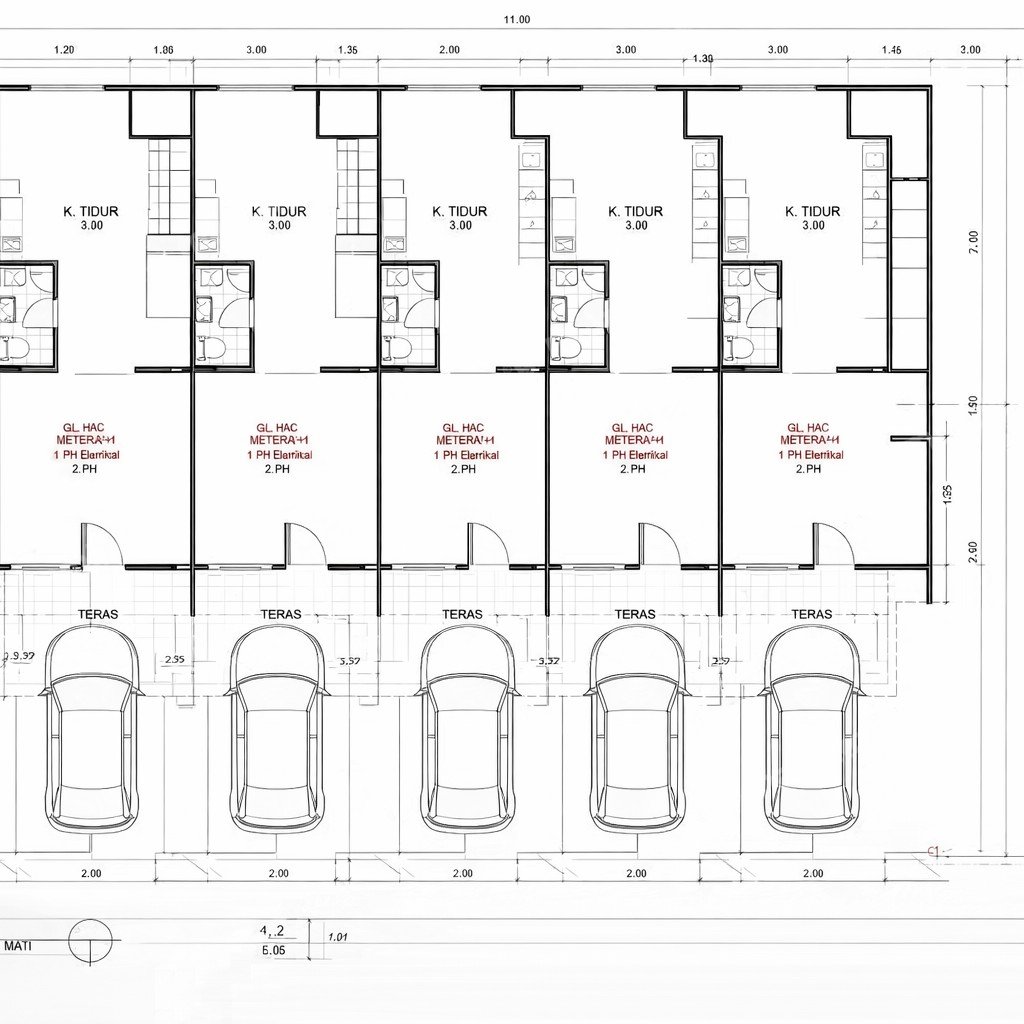 Rumah Sertifikat SHM 3 Kamar Tidur 2 Kamar Mandi Taman Ratu Jakarta Barat - Photo 2