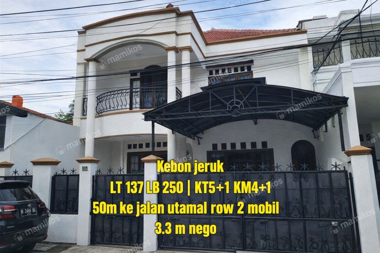 Rumah 5KT 3KM Kebon Jeruk Jakarta Barat
