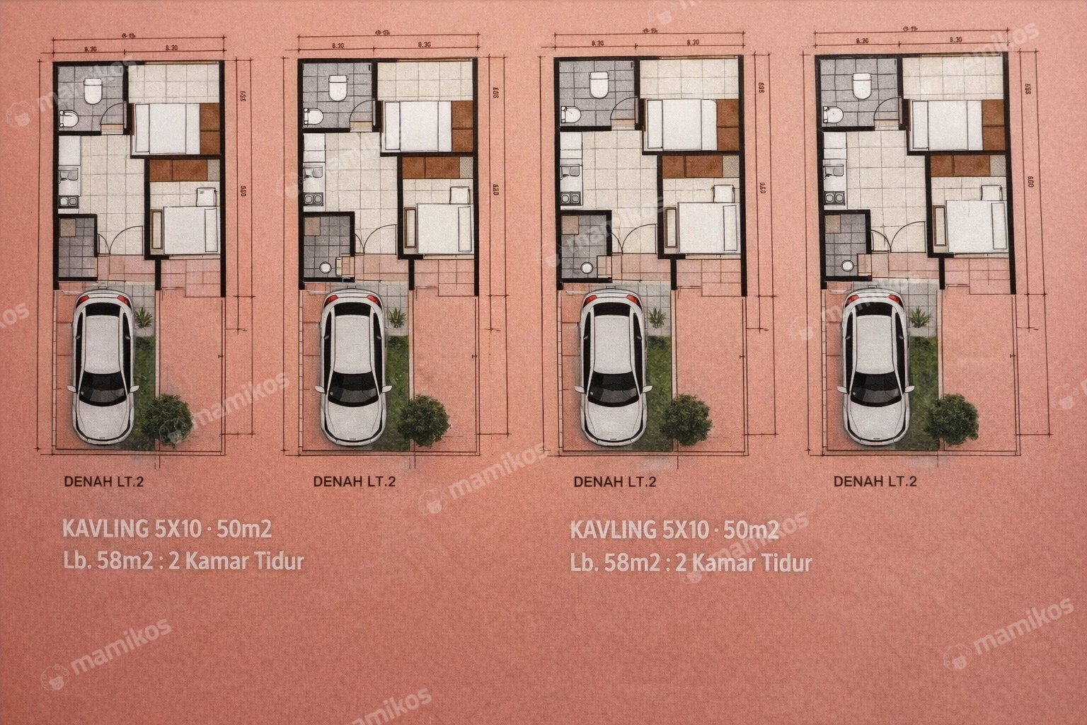 Rumah Sertifikat SHM 3 Kamar Tidur 2 Kamar Mandi Kalisari Jakarta Timur - Photo 2