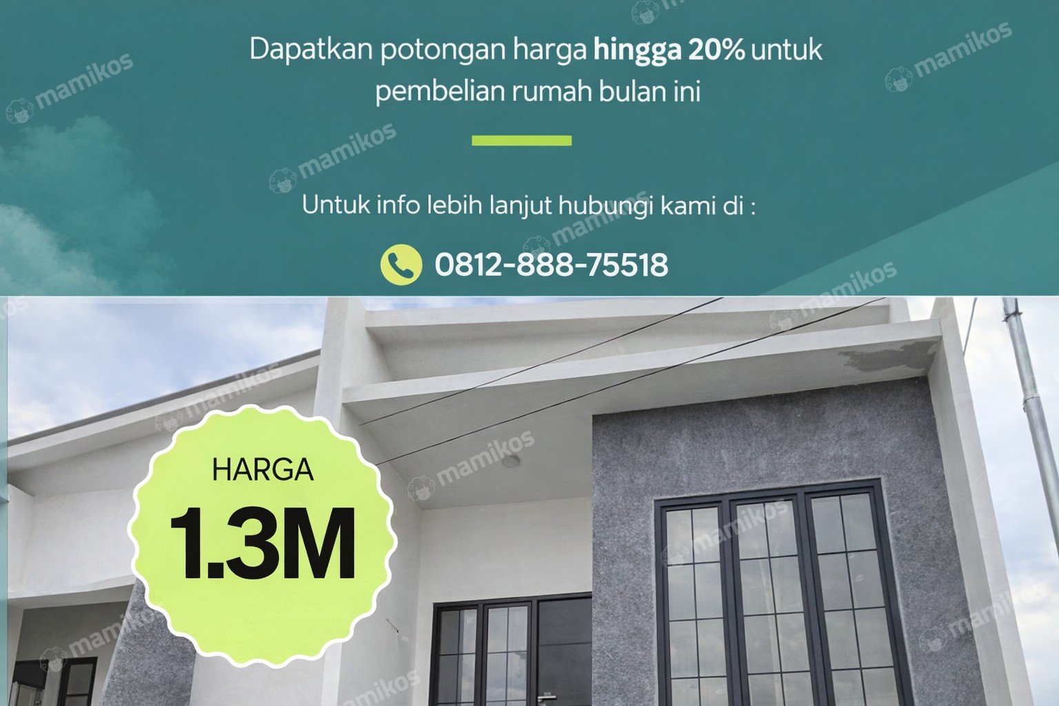 Rumah Sertifikat SHM 2 Kamar Tidur 2 Kamar Mandi Jati Padang Jakarta Selatan