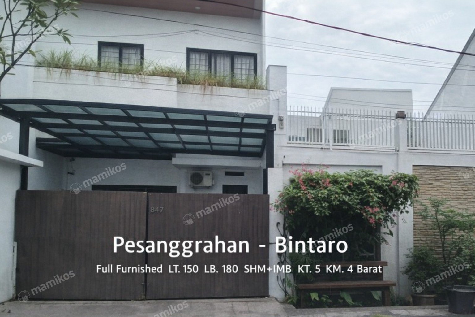 Rumah Sertifikat SHM 5 Kamar Tidur 4 Kamar Mandi Pesanggrahan Jakarta Selatan