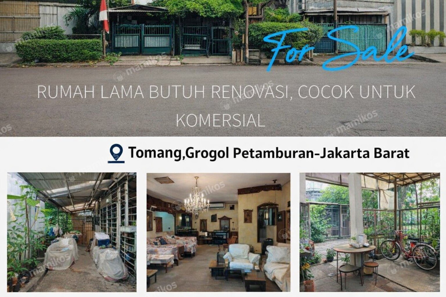 Rumah 7KT 5KM Grogol Petamburan Jakarta Barat
