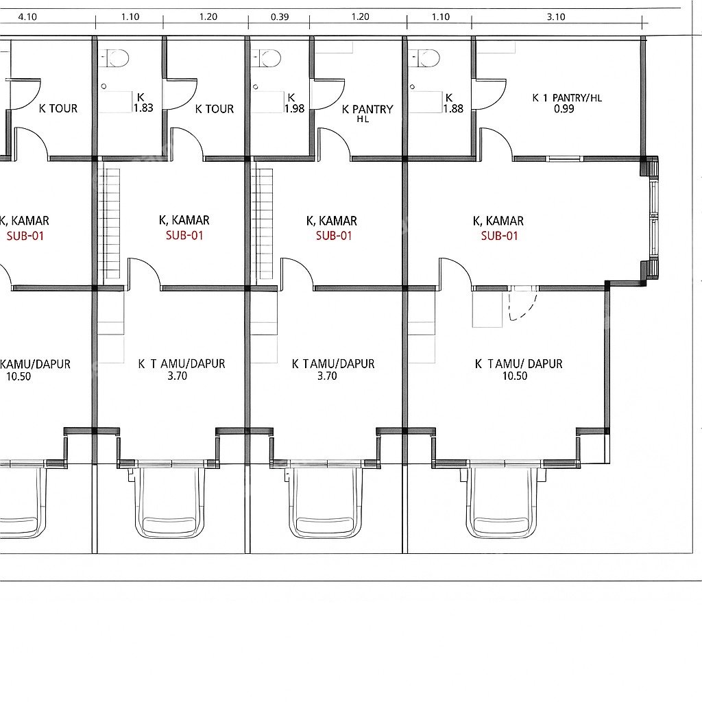 Rumah Sertifikat SHM 3 Kamar Tidur 2 Kamar Mandi Taman Ratu Jakarta Barat - Photo 4
