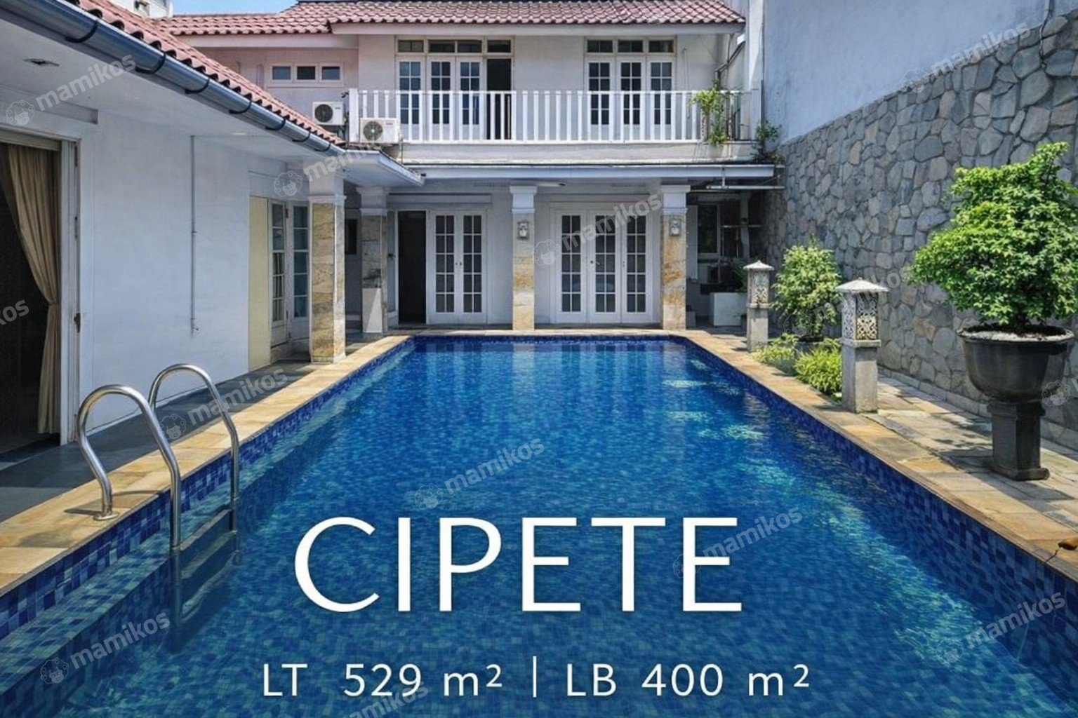 Rumah Sertifikat SHM 5 Kamar Tidur 4 Kamar Mandi Cipete Jakarta Selatan