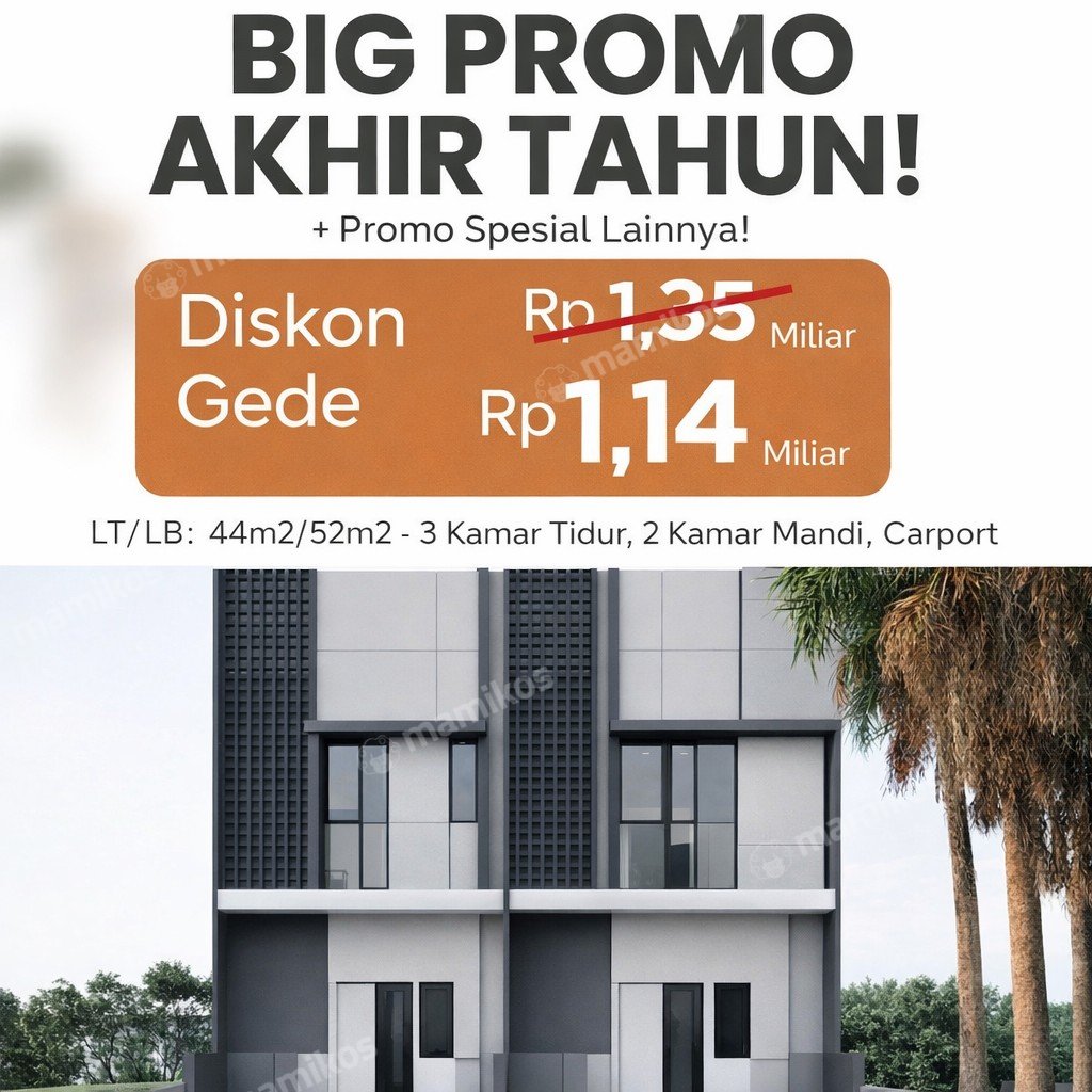 Rumah Sertifikat SHM 3 Kamar Tidur 2 Kamar Mandi Bambu Apus Jakarta Timur - Photo 3