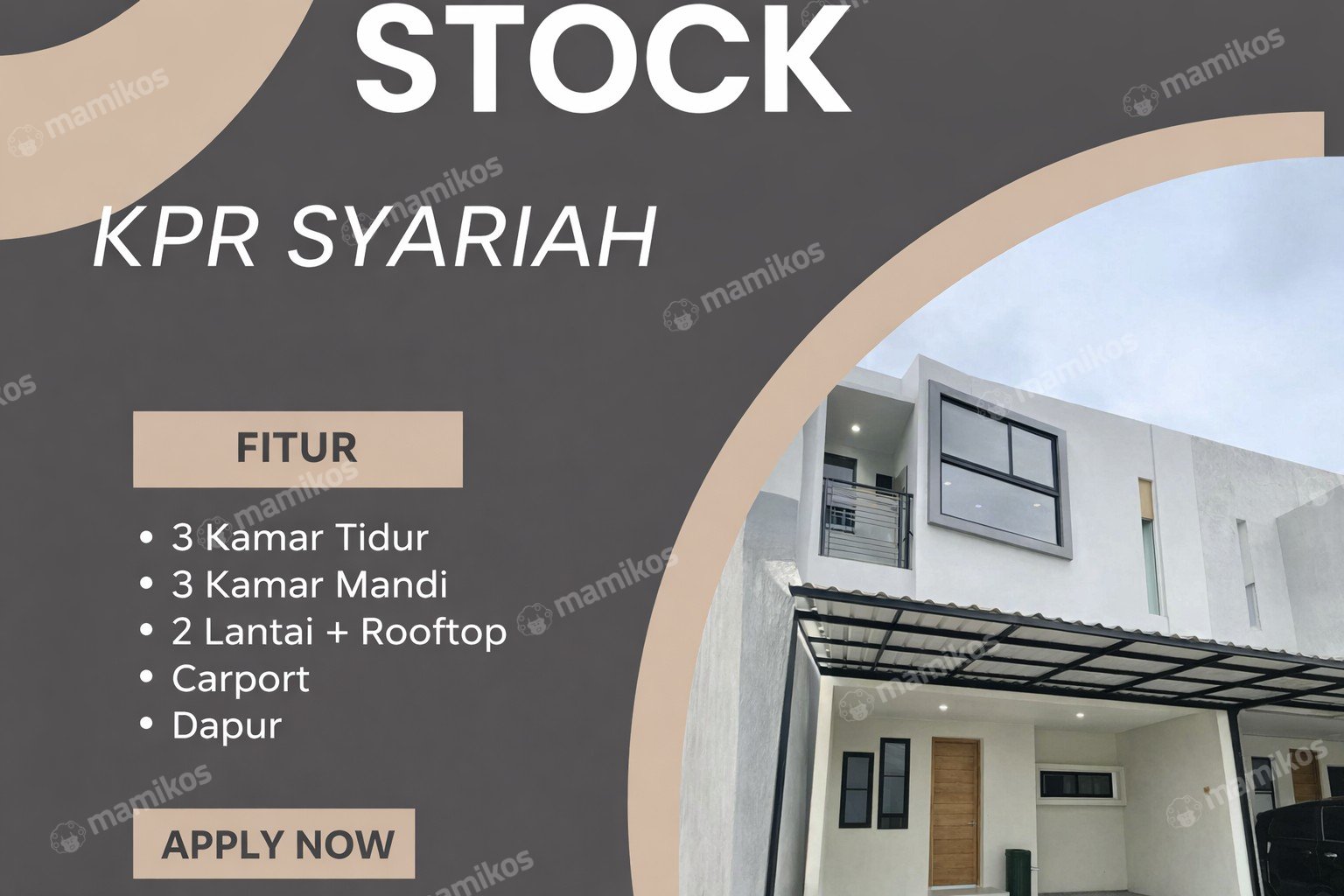 Rumah Baru Sertifikat SHM 3 Kamar Tidur Cinere Jakarta Selatan