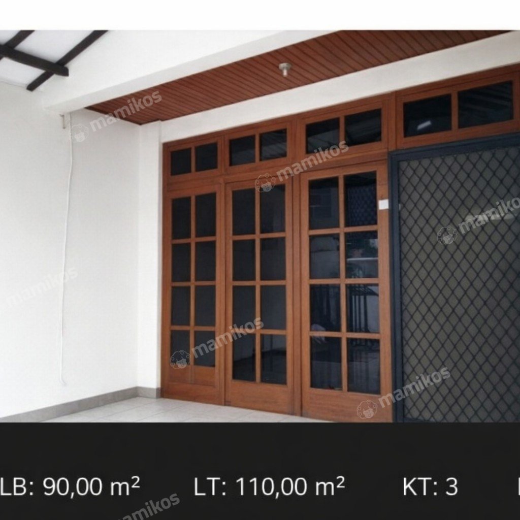 Rumah 3 Kamar Tidur 2 Kamar Mandi 1 Lantai Kayu Putih Jakarta Timur