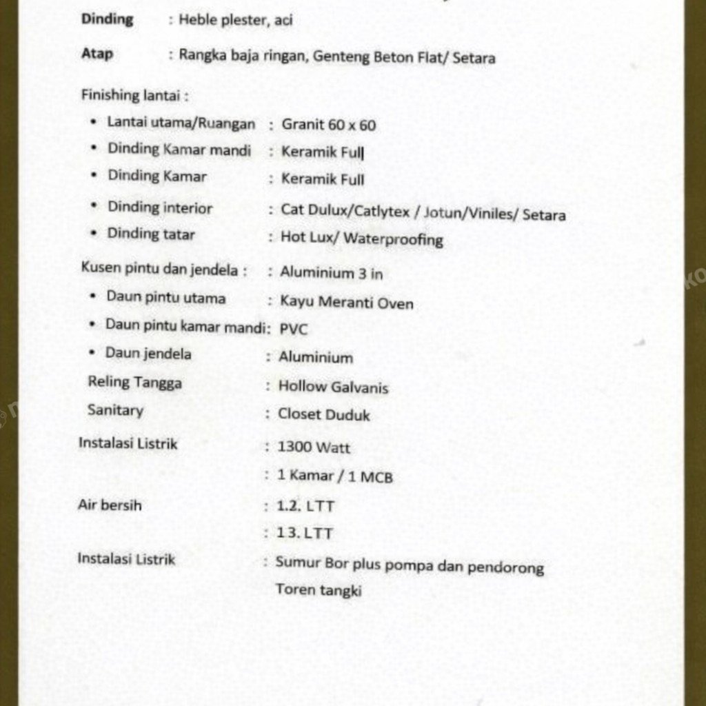 Rumah Sertifikat SHM 4 Kamar Tidur 3 Kamar Mandi Kalisari Jakarta Timur - Photo 5