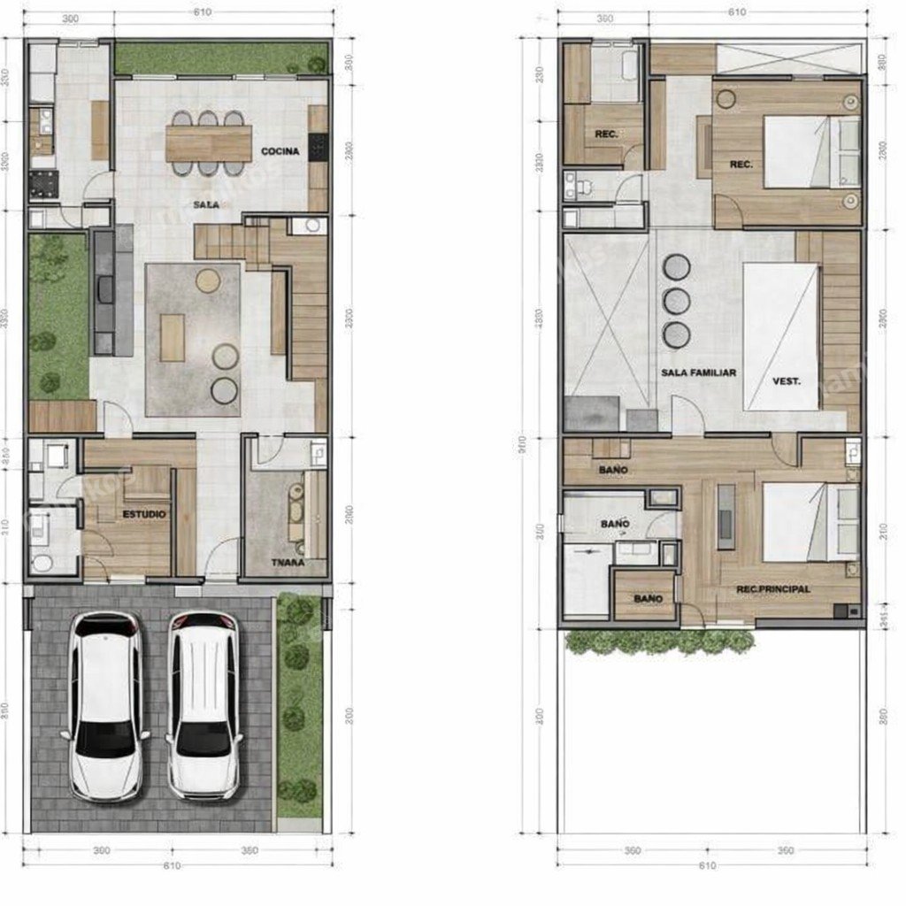 Rumah 3 Kamar Tidur 3 Kamar Mandi 2 Lantai Villa Meruya Jakarta Barat - Photo 2