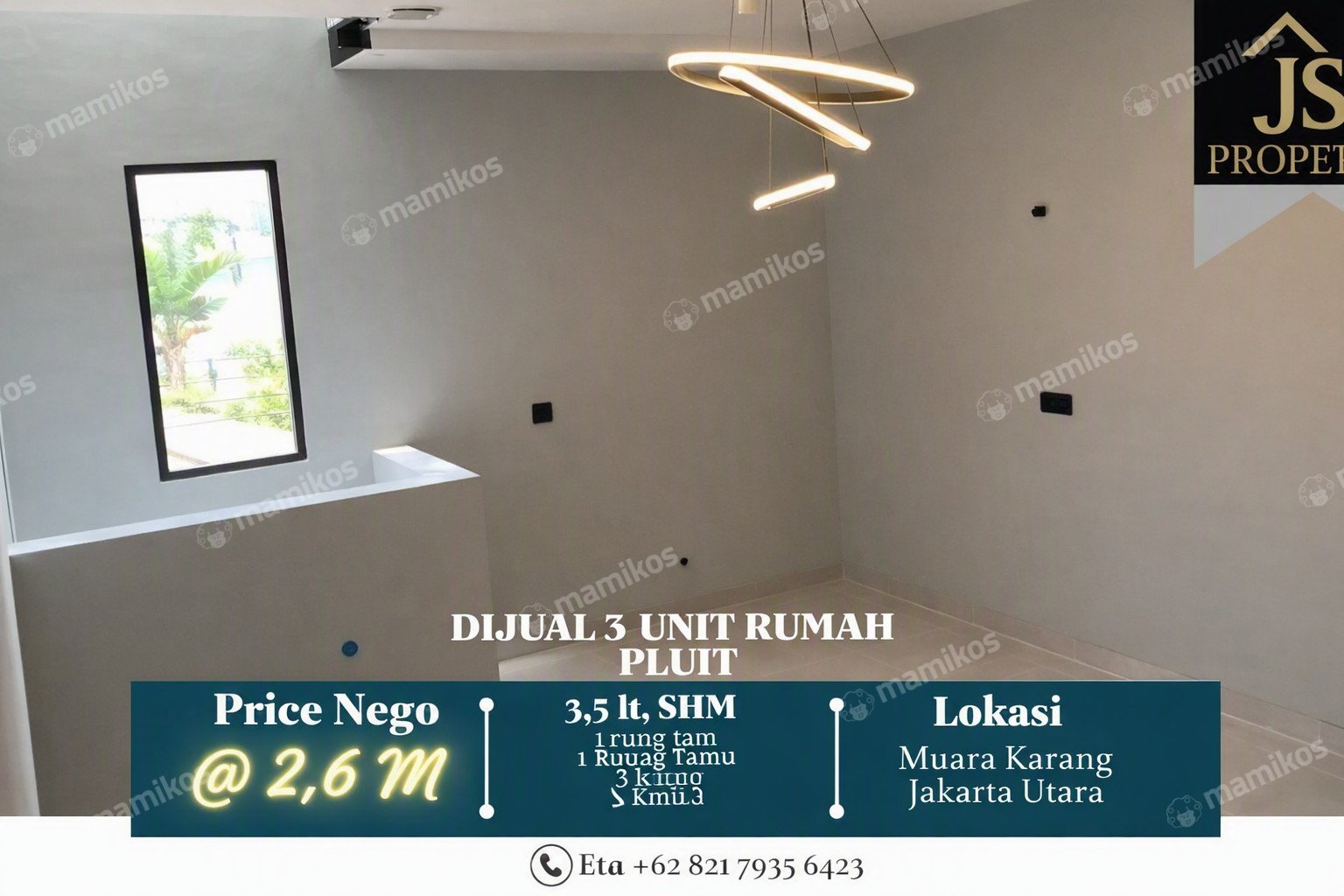 Rumah Sertifikat SHM 3 Kamar Tidur 4 Kamar Mandi Penjaringan Jakarta Utara - Photo 5