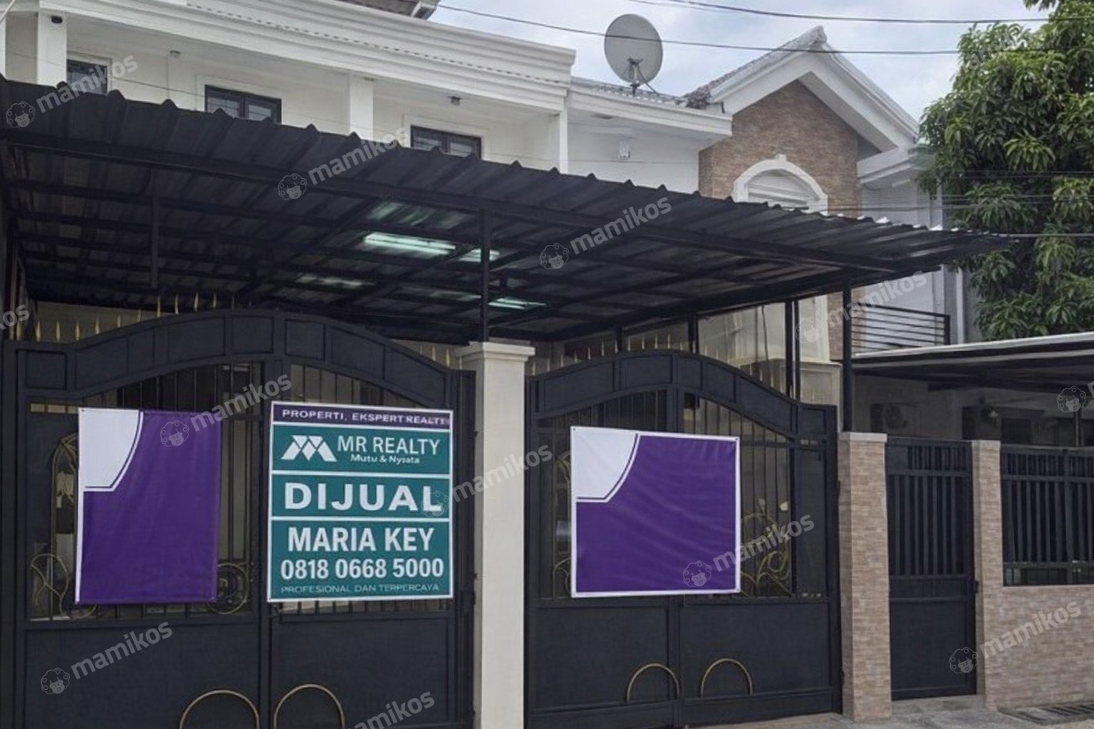 Rumah Sertifikat SHM 4 Kamar Tidur 3 Kamar Mandi Taman Palem Jakarta Barat