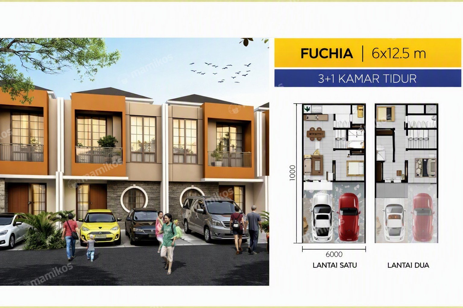 Rumah 3 Kamar Tidur 3 Kamar Mandi 2 Lantai Pantai Indah Kapuk Jakarta Utara - Photo 2