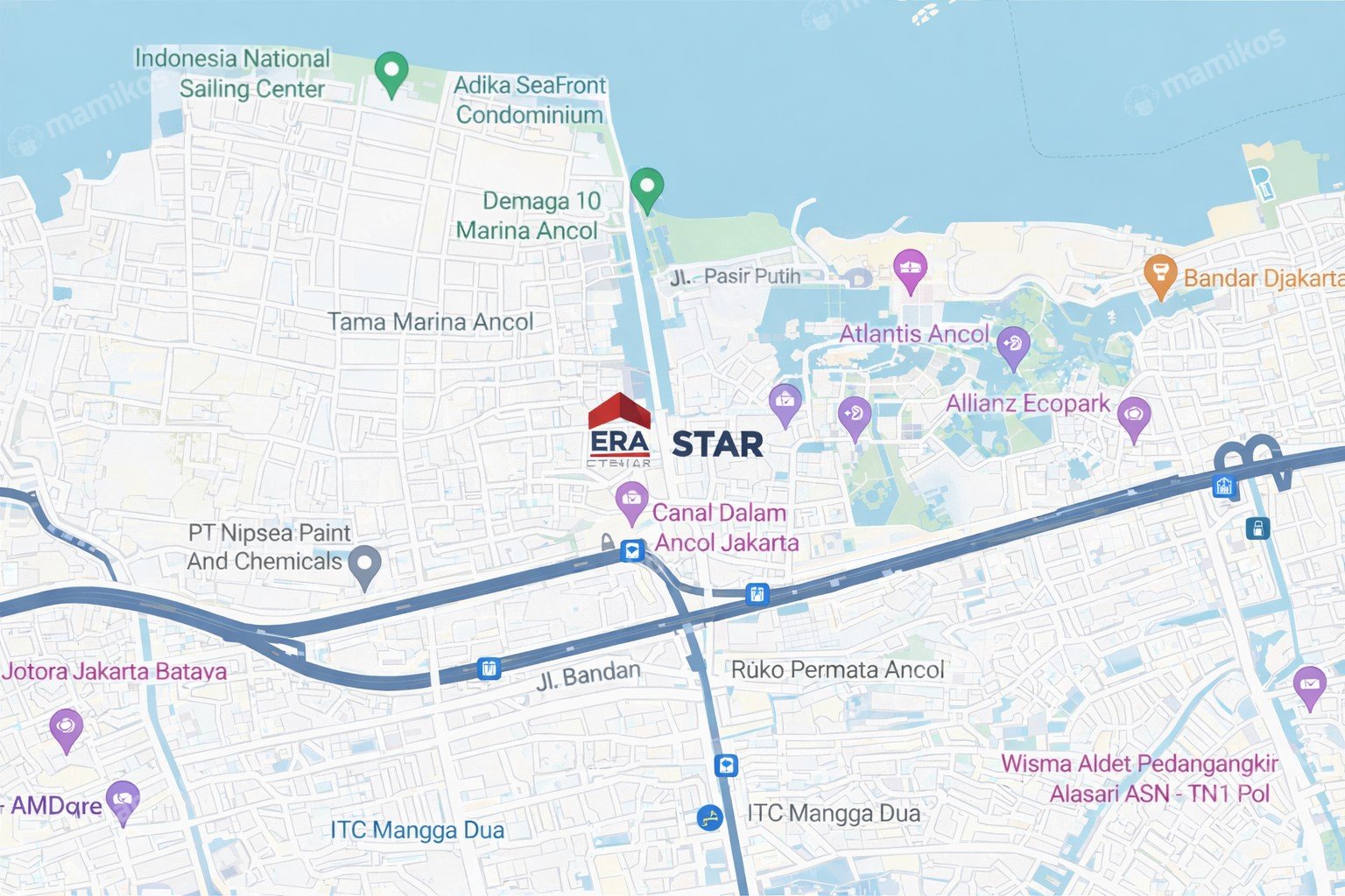 Rumah Sertifikat HGB 4 Kamar Tidur 3 Kamar Mandi Ancol Jakarta Utara - Photo 4
