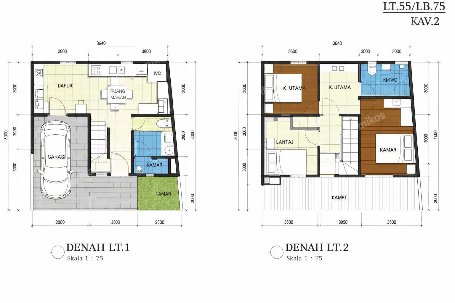 Rumah Sertifikat SHM 3 Kamar Tidur 2 Kamar Mandi Lubang Buaya Jakarta Timur - Photo 3
