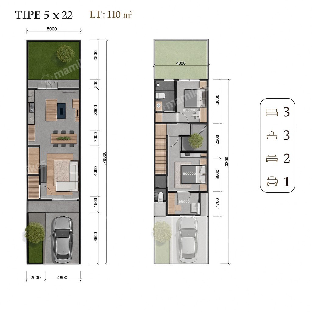 Rumah Sertifikat SHM 3 Kamar Tidur 3 Kamar Mandi Meruya Jakarta Barat - Photo 4