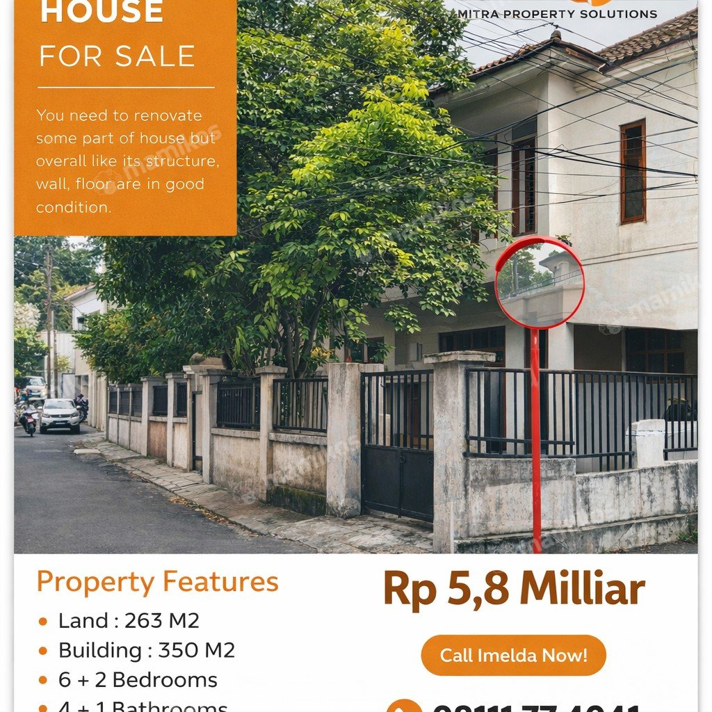 Rumah 6KT 4KM Cilandak Jakarta Selatan - Photo 2