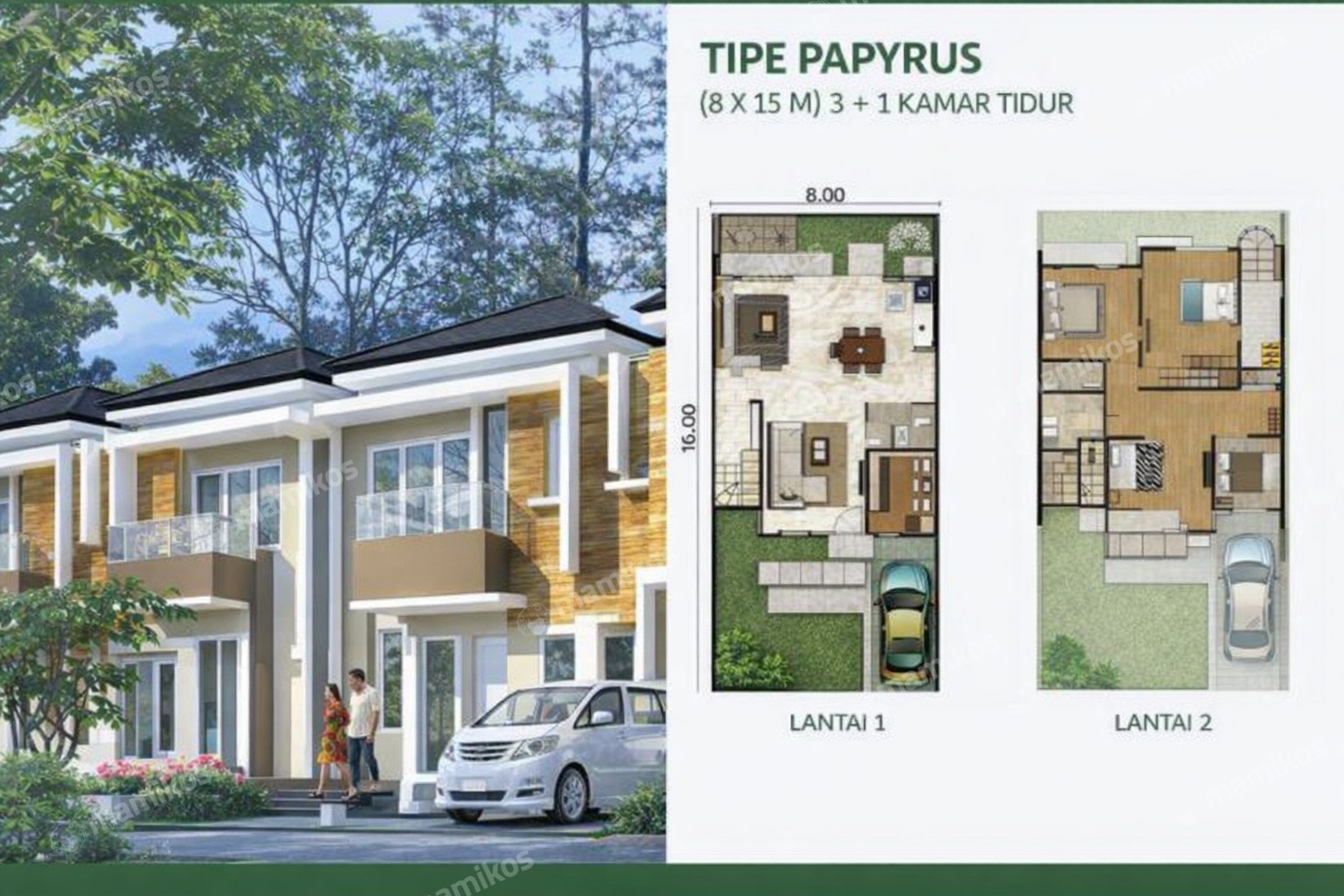 Rumah 3 Kamar Tidur 2 Kamar Mandi 2 Lantai Pantai Indah Kapuk Jakarta Utara