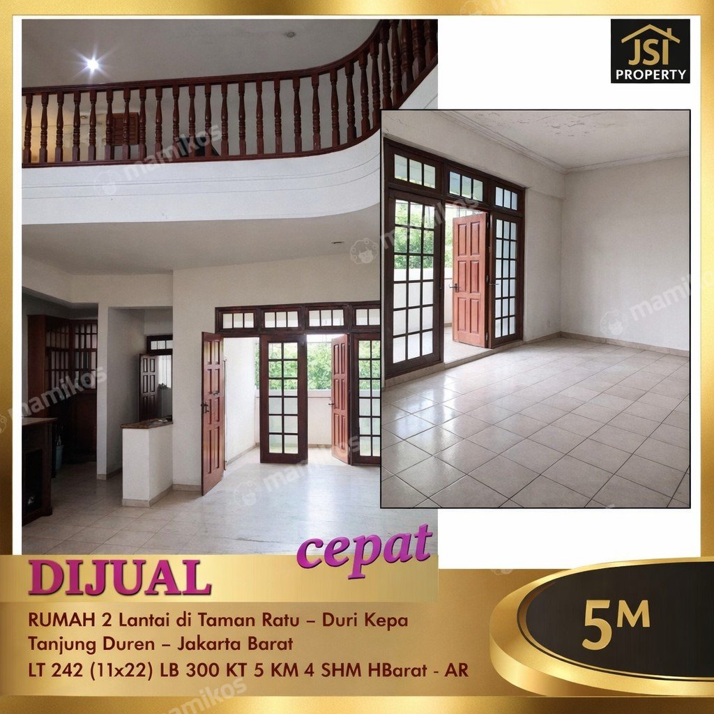 Rumah 4KT 3KM Kebon Jeruk Jakarta Barat - Photo 5