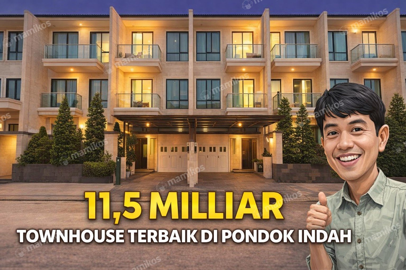 Rumah Sertifikat SHM 6 Kamar Tidur 5 Kamar Mandi Pondok Indah Jakarta Selatan - Photo 2