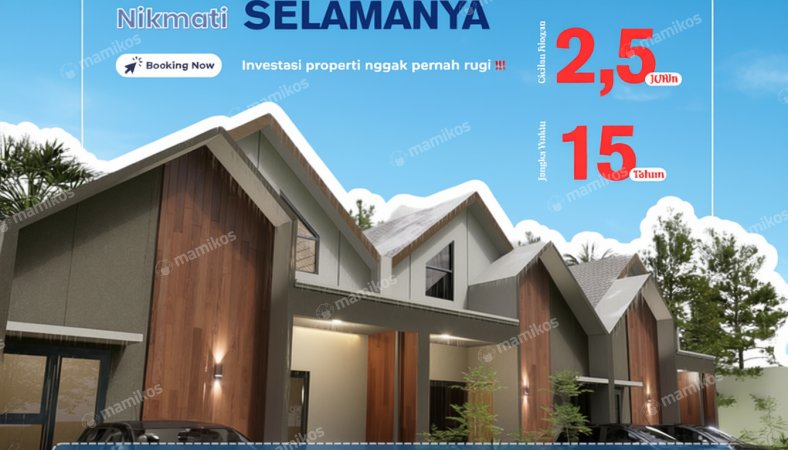Rumah 2KT 1KM Sleman Yogyakarta