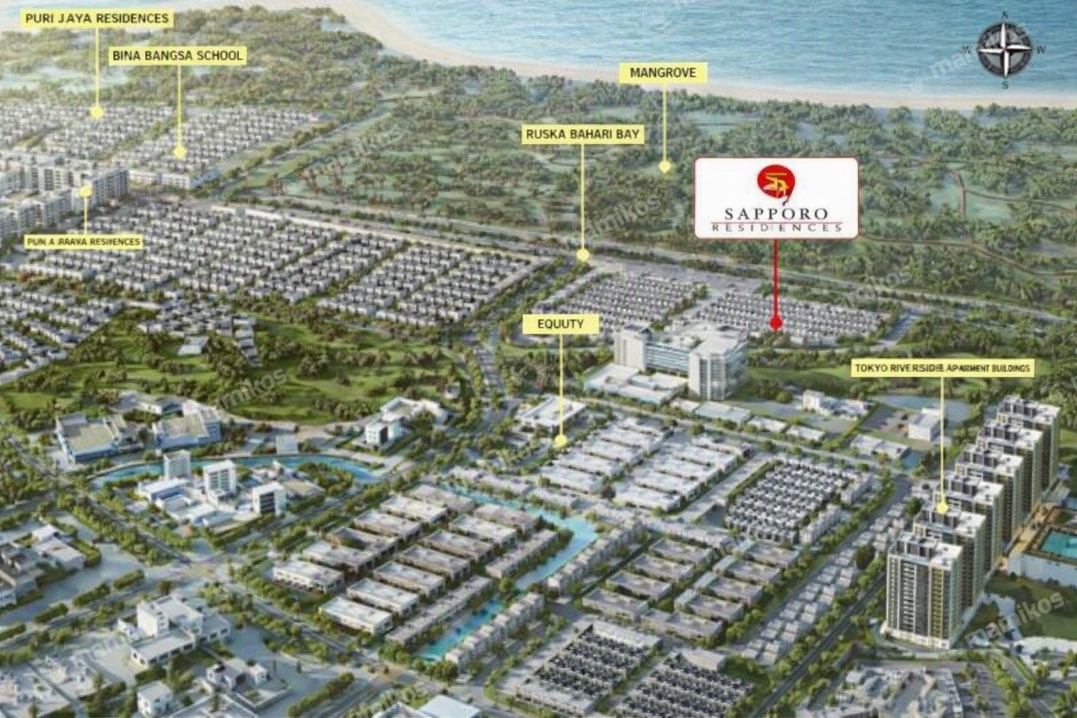 Rumah Sertifikat SHM 3 Kamar Tidur 4 Kamar Mandi Pantai Indah Kapuk 2 Jakarta Utara - Photo 5