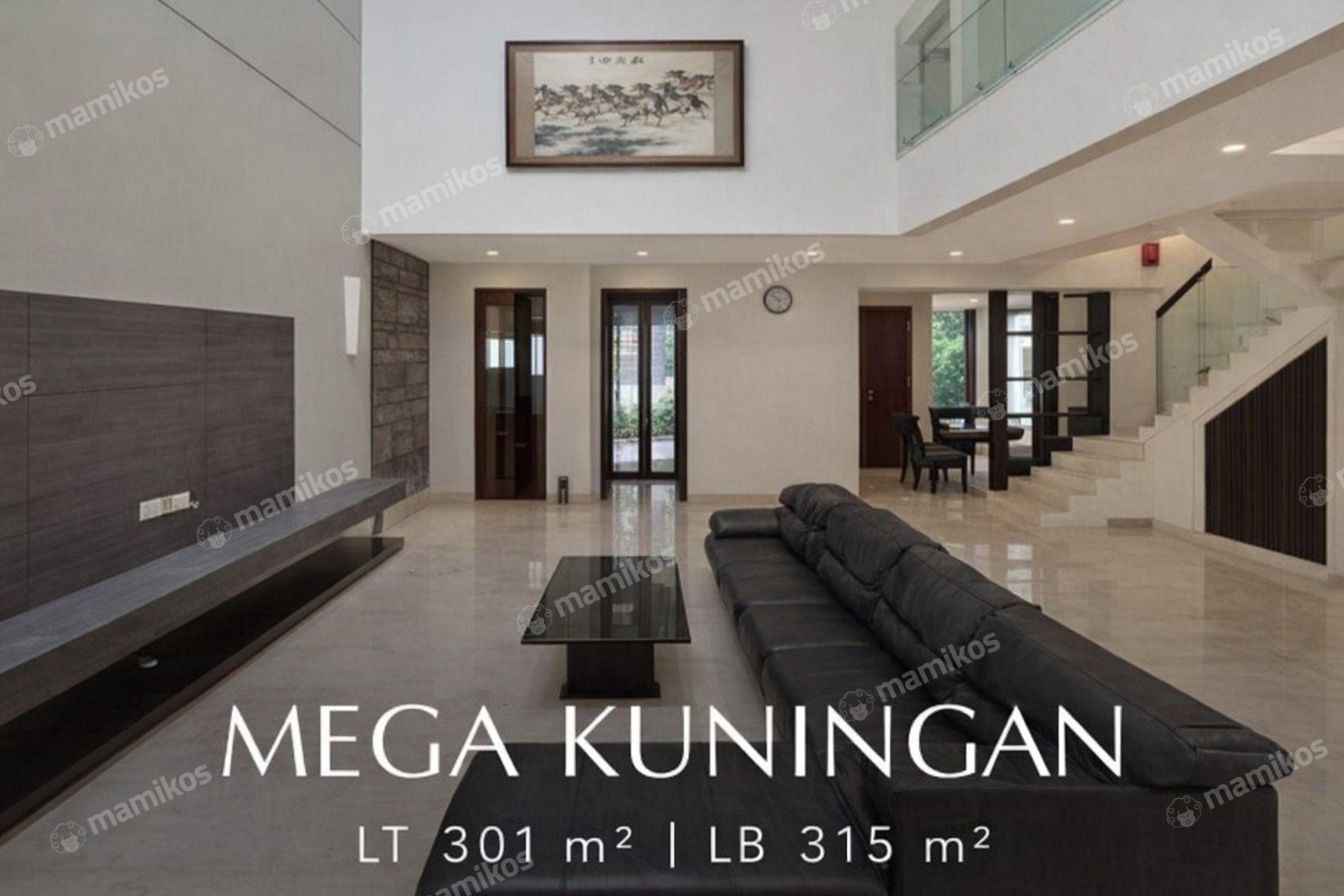 Rumah Sertifikat SHM 4 Kamar Tidur 4 Kamar Mandi Mega Kuningan Jakarta Selatan