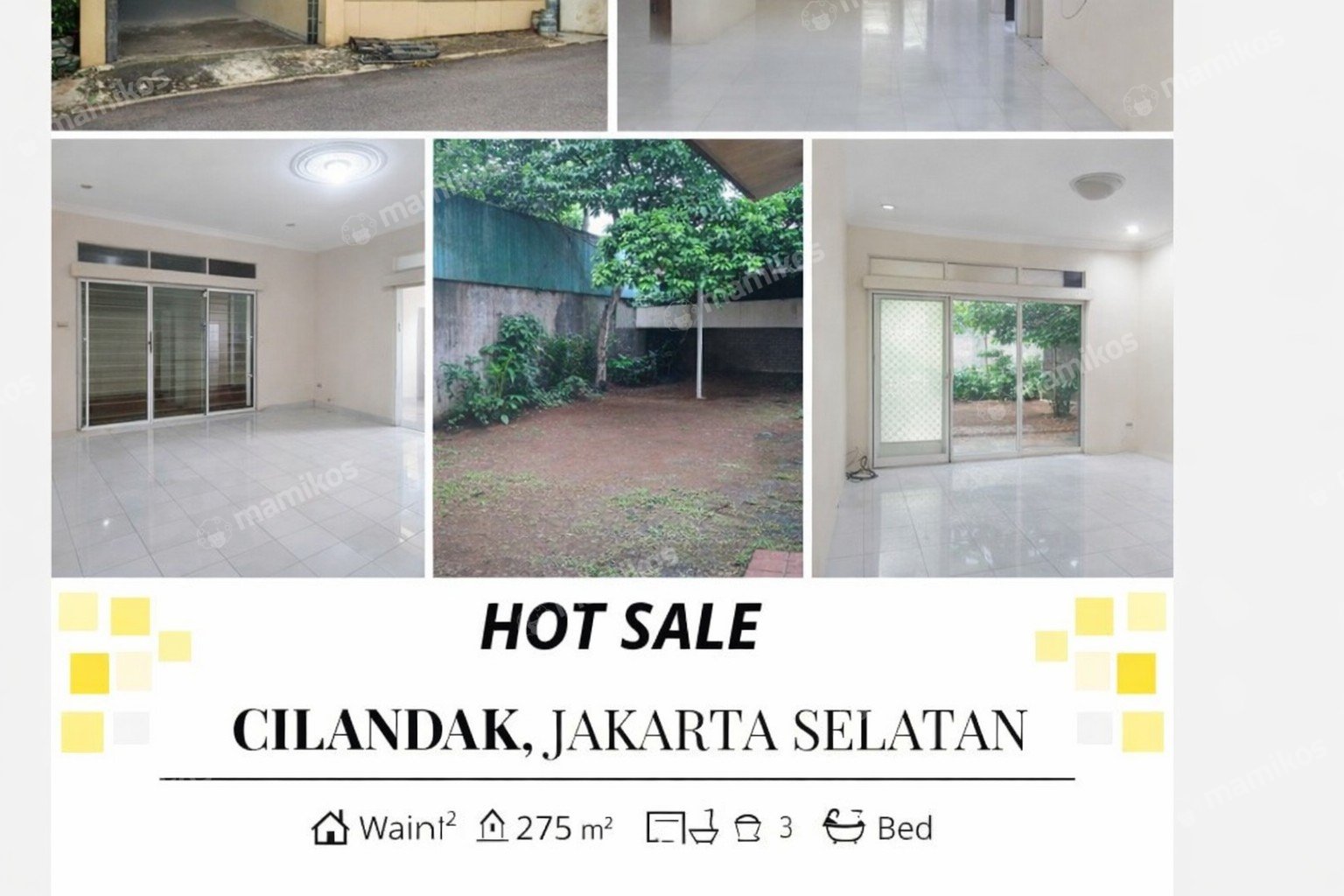 Rumah 4 Kamar Tidur 3 Kamar Mandi 1 Lantai Cilandak Jakarta Selatan
