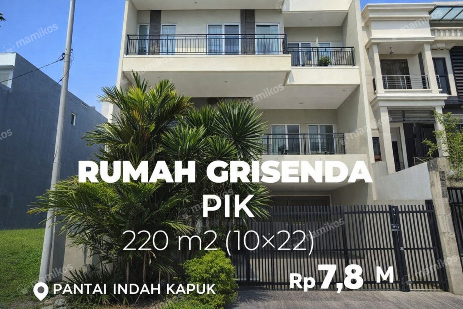 Rumah Sertifikat HGB 4 Kamar Tidur 4 Kamar Mandi Pantai Indah Kapuk Jakarta Utara
