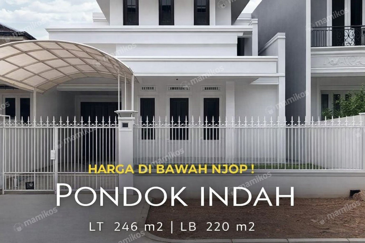 Rumah 4 Kamar Tidur 4 Kamar Mandi 2 Lantai Pondok Indah Jakarta Selatan